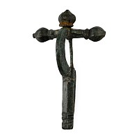 Large Roman Bronze Crossbow Brooch