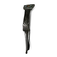 Large Roman Bronze Wolf-Headed Bow Brooch