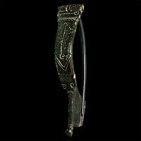 Roman Bronze Wolf-Headed Bow Brooch