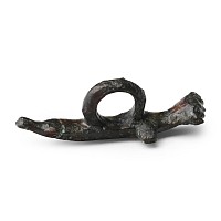 Roman Bronze Phallic Pendant