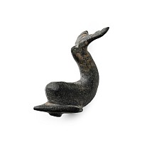 Roman Bronze Dolphin Statuette