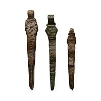 Late Roman Bronze Tweezer Group