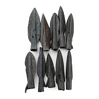 Greek Bronze Socketted Arrowhead Group
