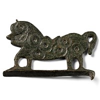 Byzantine Bronze Horse Fire Steel Handle