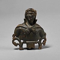 Large Roman Bronze Young Hercules Chariot Mount