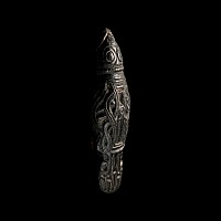 Scandinavian Viking Bronze Bird-Shaped Brooch