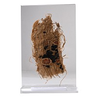 Egyptian Textile Fragment in Display Stand