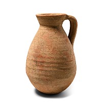 Large Roman Carthaginian Redware Ribbed Jug