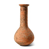 Roman Orangeware Tall Unguentarium