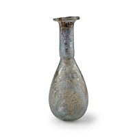 Roman Iridescent Glass Perfume Bottle