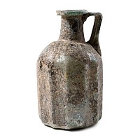 Large Roman Iridescent Twelve-Sided Jug