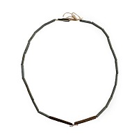 Egyptian Tubular Faience Mummy Bead String