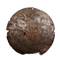 Indo-Persian Decorated Iron Shield Boss