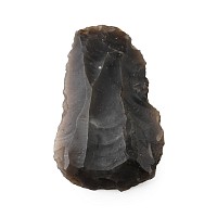 Suffolk British Stone Age Knapped Flint Blade Scraper