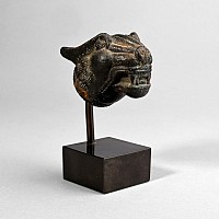Amlash Bronze Lion Protome