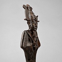 Large Egyptian Bronze Statue of Osiris