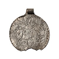 Urartu Silver Pendant with Khaldi the God of War