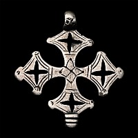 Stuart Period Openwork Silver Cross Pendant with Crosslets