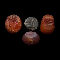 Sasanian Stone Stamp Seal Collection
