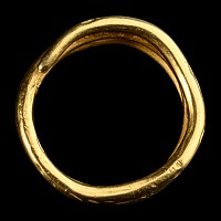 'The Eye' Middle Bronze Age Gold Spiral Finger Ring