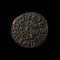 Very Large Medieval Bronze Seal Matrix of Augustus of Lincoln