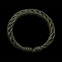 Viking Plaited Bronze Wire Ring
