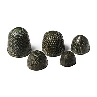 Medieval Bronze Beehive Thimble Collection