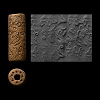 Western Asiatic Terracotta Cylinder Seal