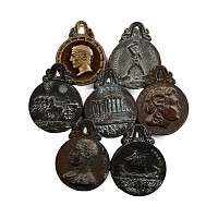 Post Medieval Bronze Sprung Decorative Clasp Collection