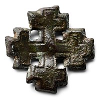 Medieval Bronze Knight's Holy Sepulchre Badge