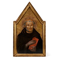 Medieval Painting of Saint Francis of Assisi