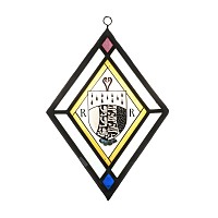 Post Medieval Stained Glass with Armorial
