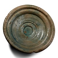 Large Parthian Blue Glazed Plate