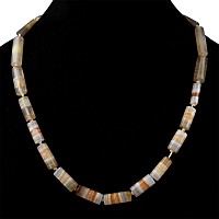 Western Asiatic Agate Bead Necklace