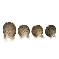 Western Asiatic Style Rock Crystal Gaming Piece Group