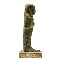 Egyptian Blue Faience Shabti of Pa-Ka