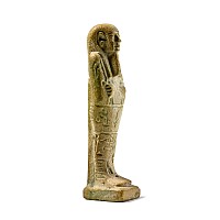 Egyptian Faience Shabti of the Overseer of Royal Children Horirani