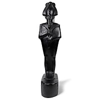 Large Egyptian Style Bronze Osiris by Morris Singer Foundry