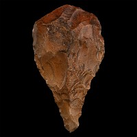 Egyptian Stone Age Knapped Classic Ficron Handaxe