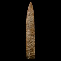 Danish Type IIIb Stone Age Knapped Flint Dagger