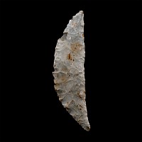 Danish Stone Age Knapped Flint Sickle