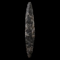 Danish Type 1a Stone Age Knapped Flint Lanceolate Dagger
