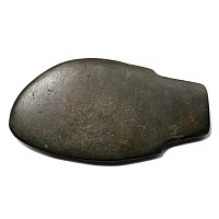 Large Egyptian Green-Gray Slate Fish Palette