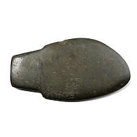 Large Egyptian Green-Gray Slate Fish Palette
