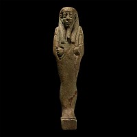Egyptian Green Glazed Faience Shabti