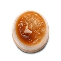 Greek Agate Gemstone with Maenad