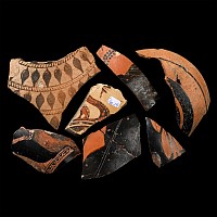 Geek Terracotta Black-Figure Vessel Fragment Collection