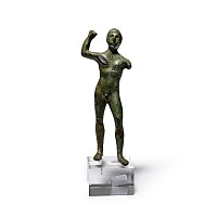 Sabellian Bronze Statuette of Attacking Herakles