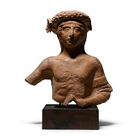 Greek Terracotta Figure of Young Dionysos