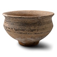 Western Asiatic Carinated Stone Bowl